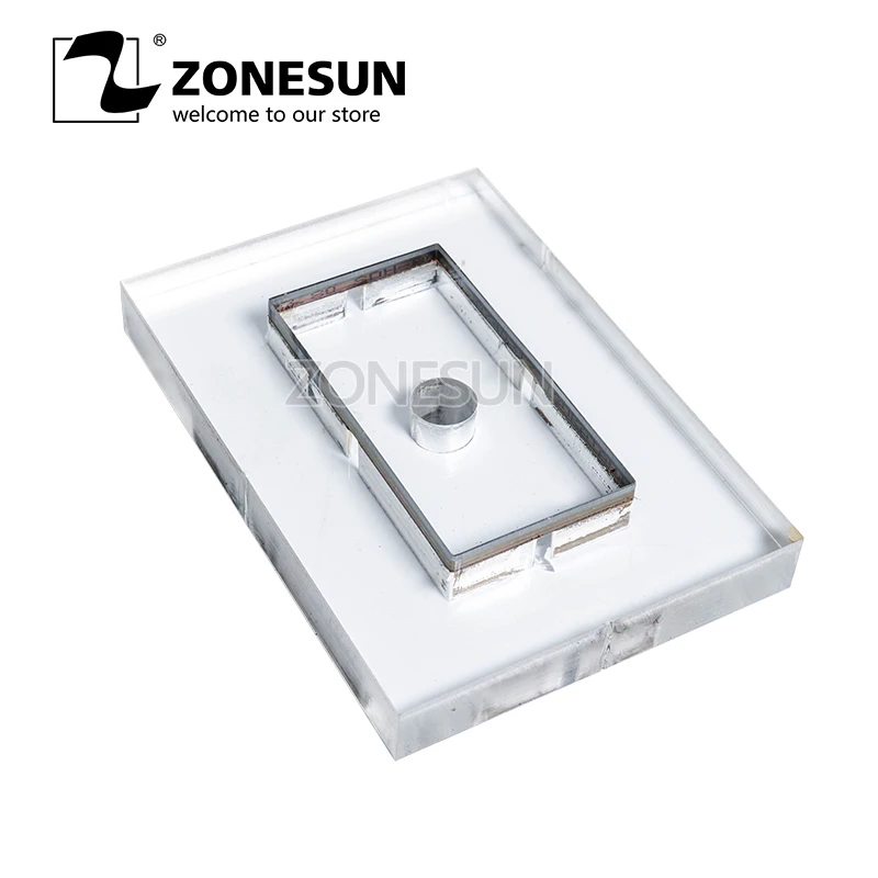 ZONESUN индивидуальные формы кожи лазерной штамповки стальное лезвие ПВХ/EVA Лист
