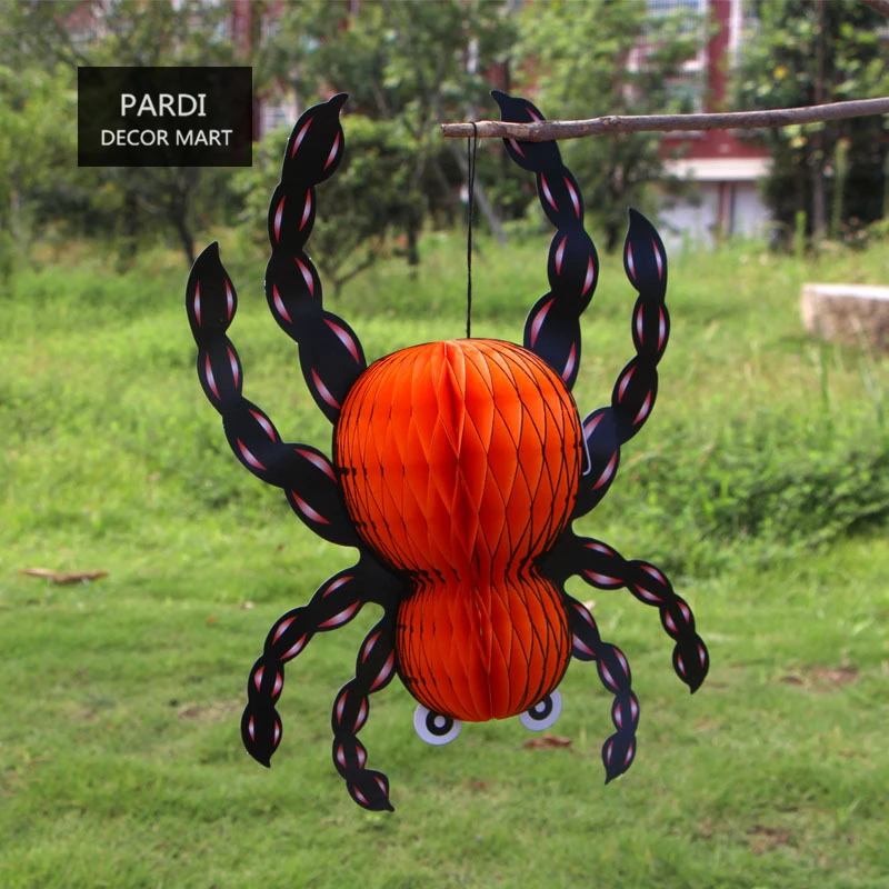 Хэллоуин партии 3D Бумага реквизит подвесное украшение для Хэллоуина висит череп