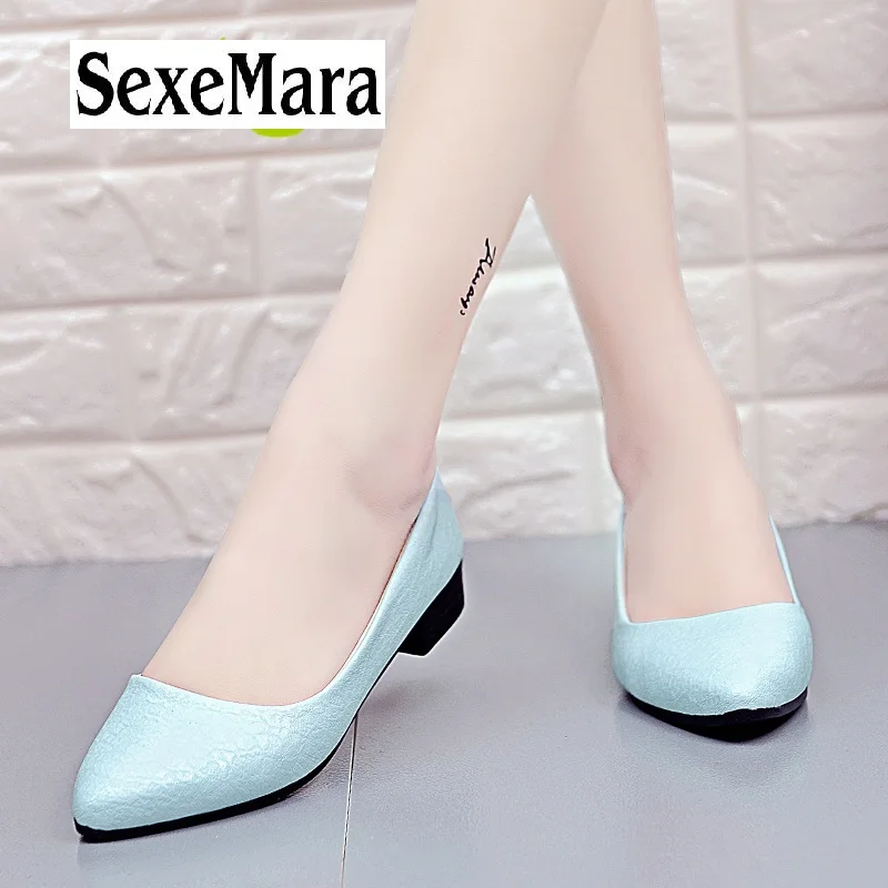 Ботинок квартир женщин Женщина 2016 Новый Дизайнер Из Натуральной Кожи Вождения