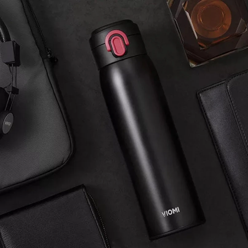Прочный XIAOMI Viomi нержавеющая сталь 460 мл умный вакуумный термос бутылка для воды-s