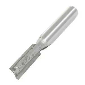 

* Woodworking 1/4" x 1/4" Two Flutes Blades Straight Router Bit Tool