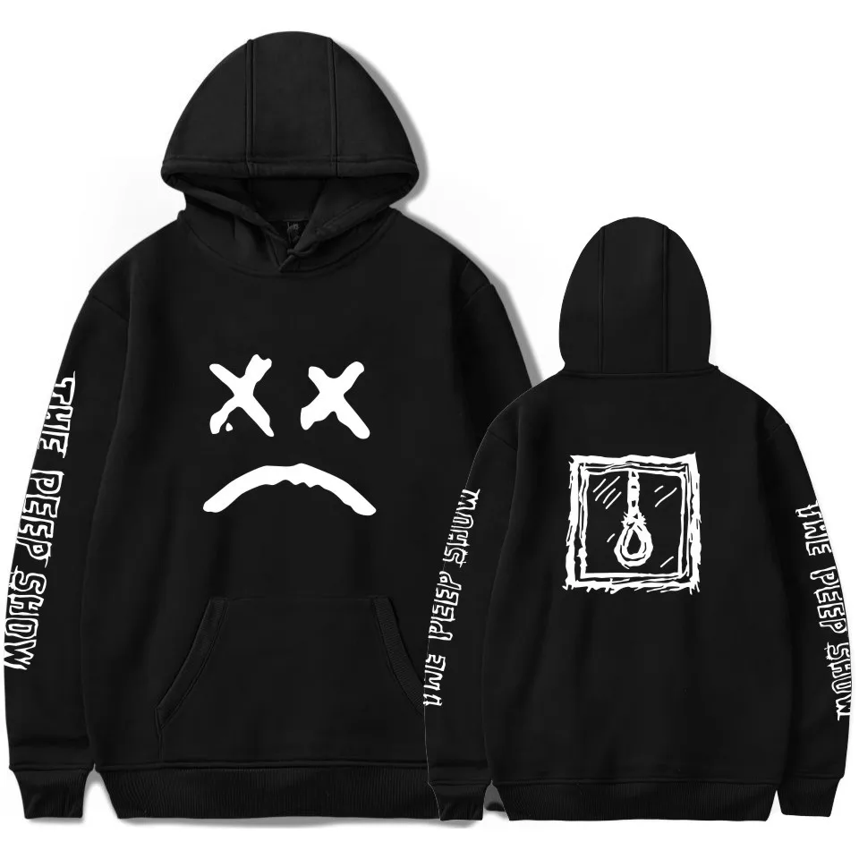 Толстовка с капюшоном Lil Peep для мужчин и женщин толстовка забавным принтом