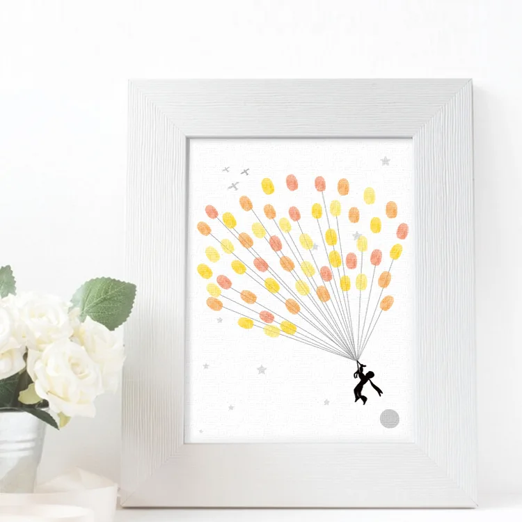 Креативный DIY палец граффити знак отпечатки пальца в дереве Смешное выражение