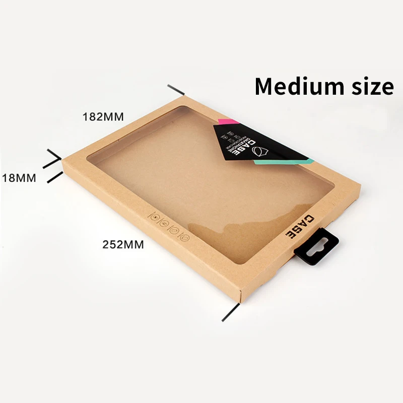 30 pcs Wholesale Kraft Paper Retail Package Box for Apple Pad 2 3 4 5 Air Tablet PC 9.7 inch Leather Case Cover packaging | Мобильные