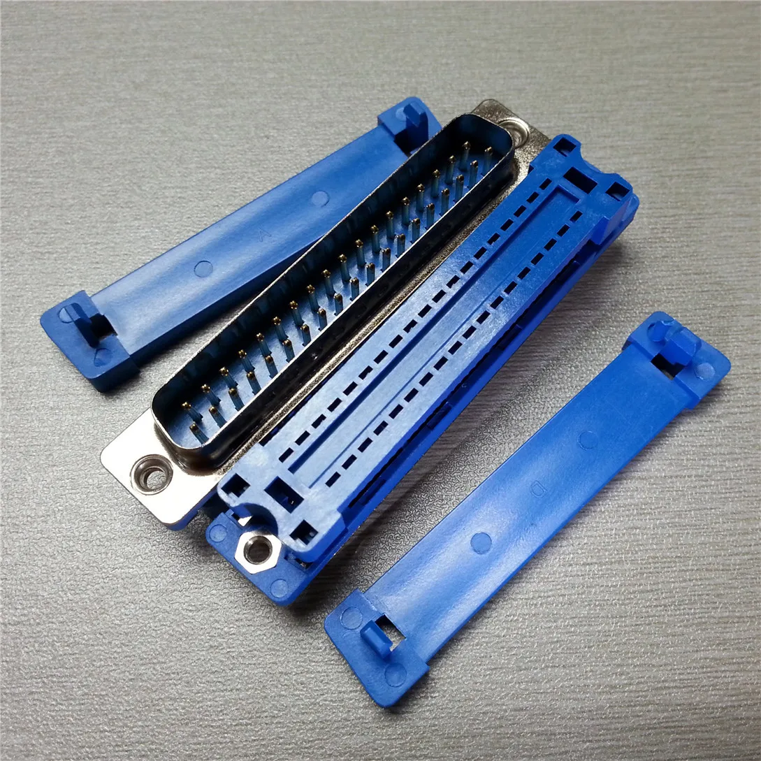 Разъем адаптера IDC, 2 шт., D-SUB, 37 Pin, штекер, для плоского кабеля DB37