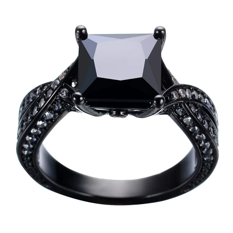 Высокое качество мода ювелирных изделий женщин мужчины черное золото