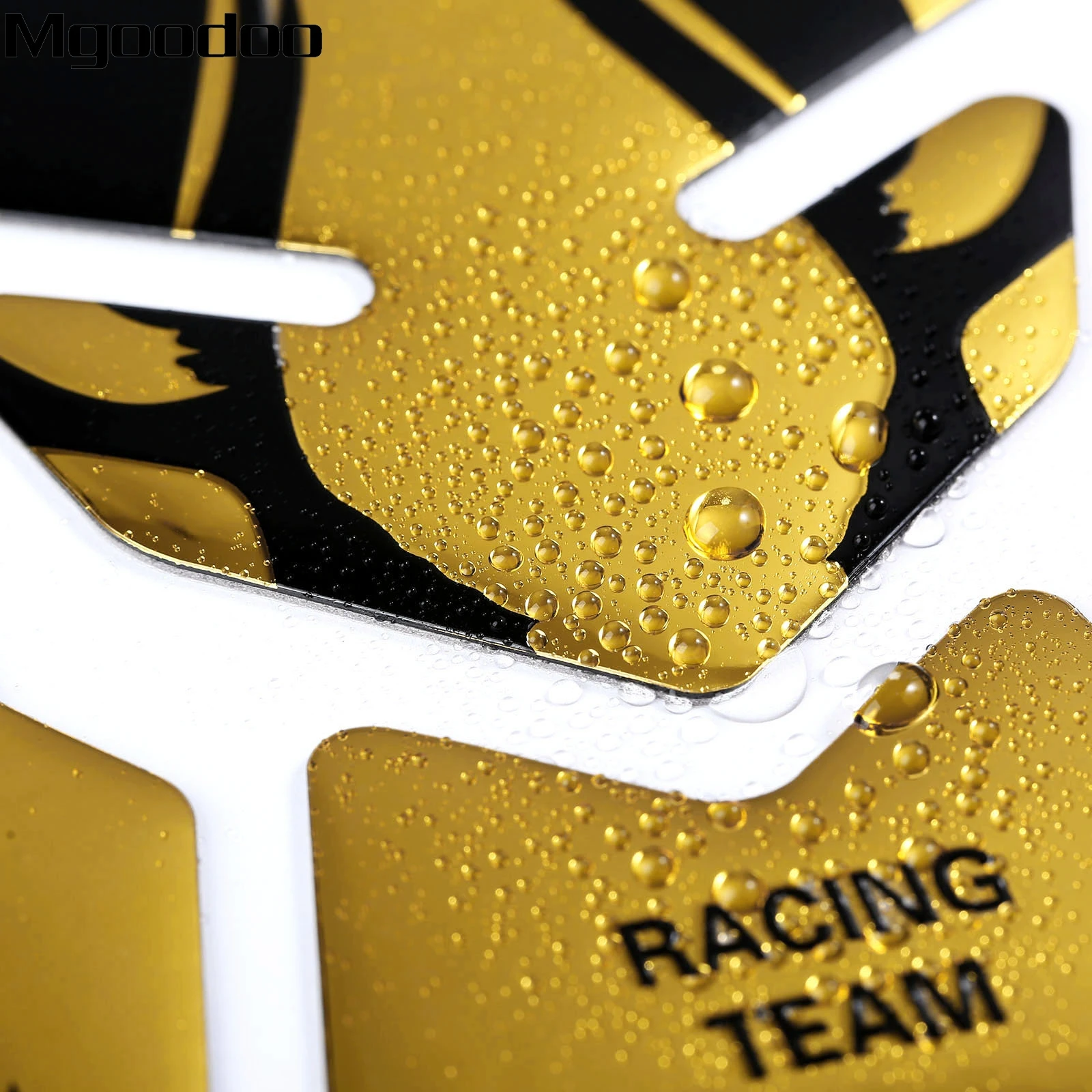 Золотая мотоциклетная 3d наклейка на бак топлива и масла защитная универсальная