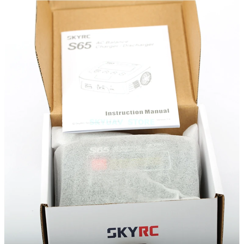 SKYRC S65 65 Вт 6A AC балансирующее зарядное устройство Lipo Dis для 2 4S батареи RC FPV гоночный