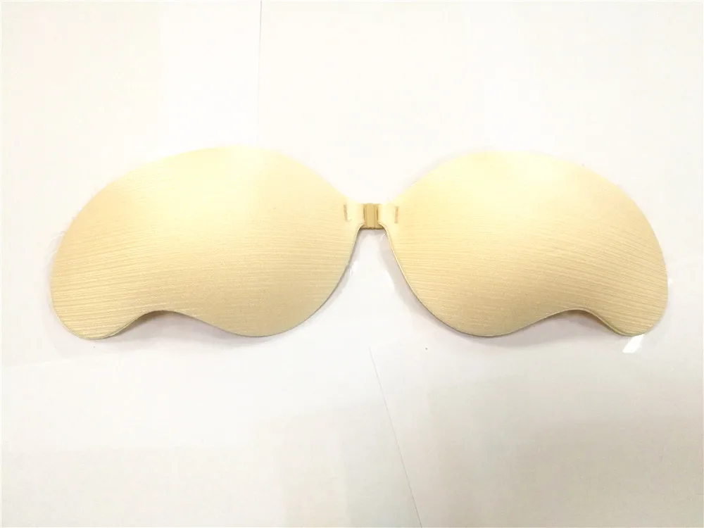 100 pcs Women Sexy Gel Invisible Backless Bra Self Adhesive Strapless Bandage Silicone Push Up Bras with Drawstring Undies