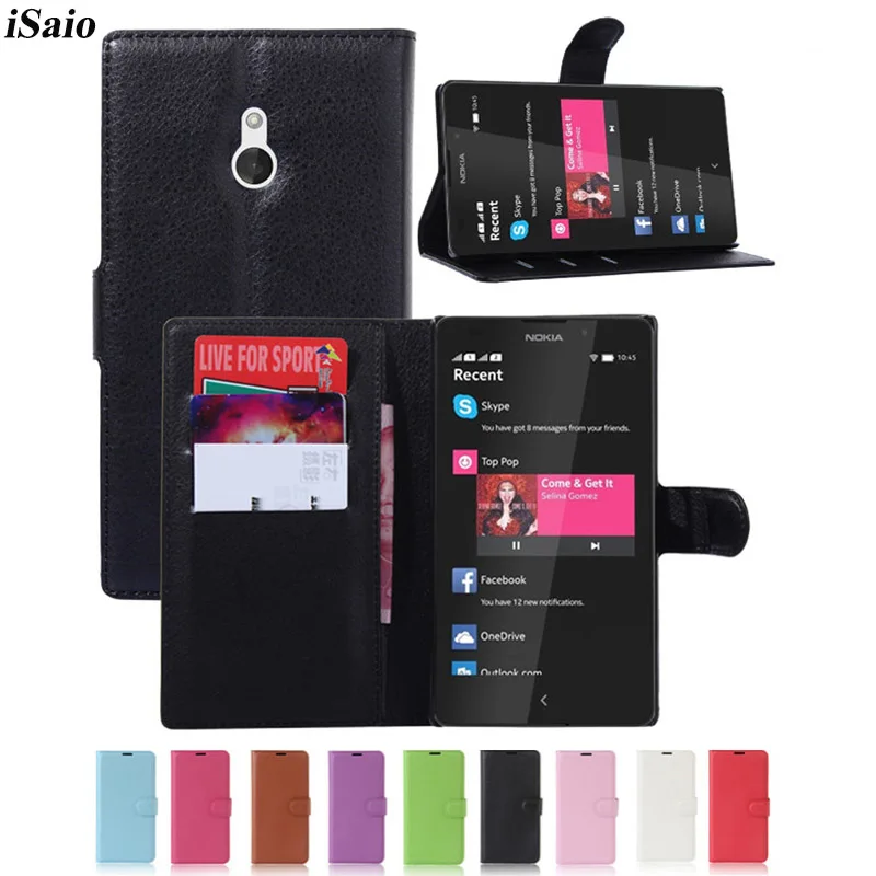 Роскошный кошелек чехол для Nokia X кожа флип Dual SIM RM 980 A110 ТПУ Магнитная телефона