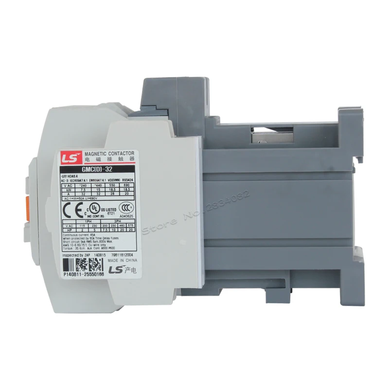 32А DC Магнитный Контактор катушки напряжение DC24V DC110V DC220V GMD-32 электромагнетизм