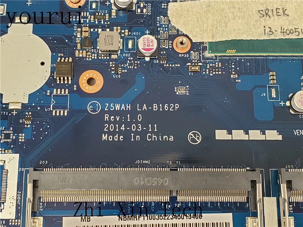 Оригинальная материнская плата yourui Z5WAH стандарта DDR3 для ноутбука Acer Aspire 100%
