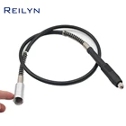 Гибкая трубка вала 3 мм с 10 патронами цанг для электрической шлифовальной машины, трубка вала для шлифовальной машины