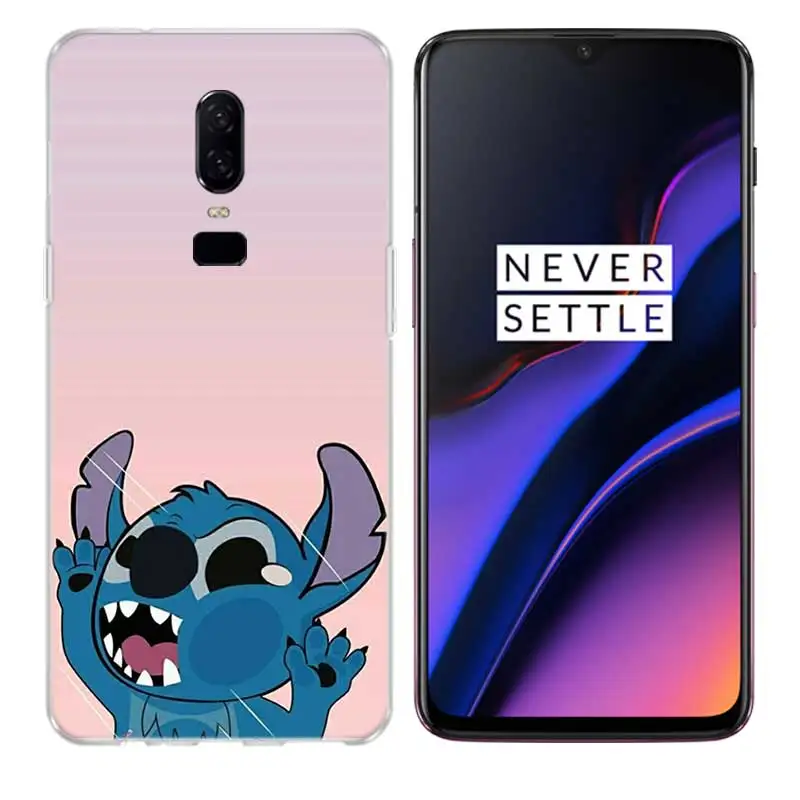Роскошный мягкий силиконовый чехол для телефона Steward Stitch из ТПУ OnePlus One Plus 7 Pro 5 5T 6T 6