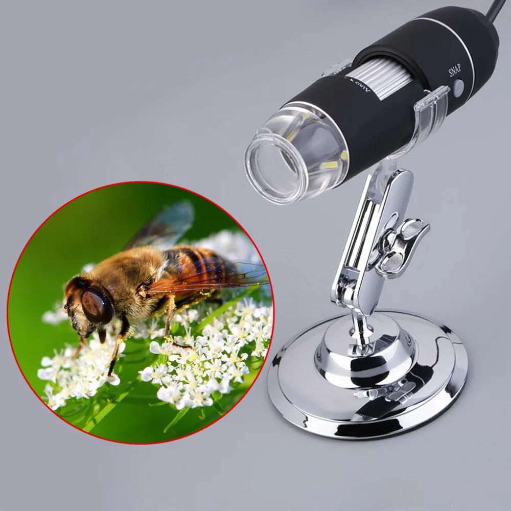 Электроника 5MP USB 8 СВЕТОДИОДНЫЙ Цифровой Микроскоп Камеры Эндоскопа Лупа 50X ~ 500X