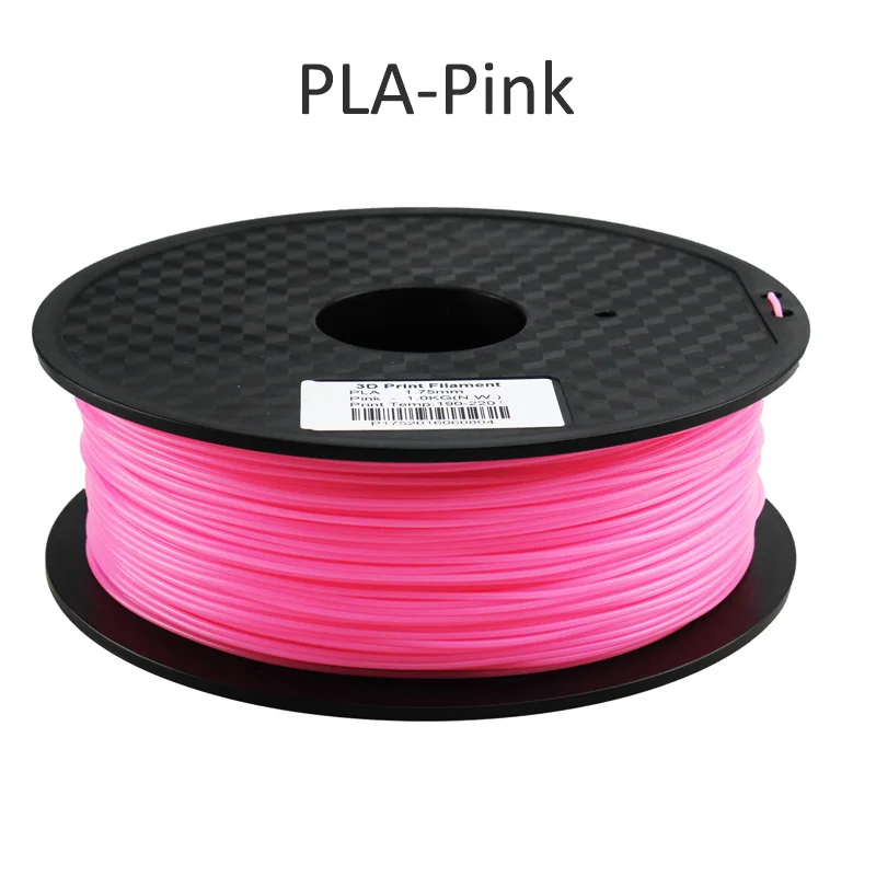 Pink PLA filament HUAFAST PLA нити для 3d принтера материалы 1,75 мм 1 кг/0,25 кг ABS 3D печать Ручка нити пластиковые детали подходят для creality - Цвет: Pink PLA filament