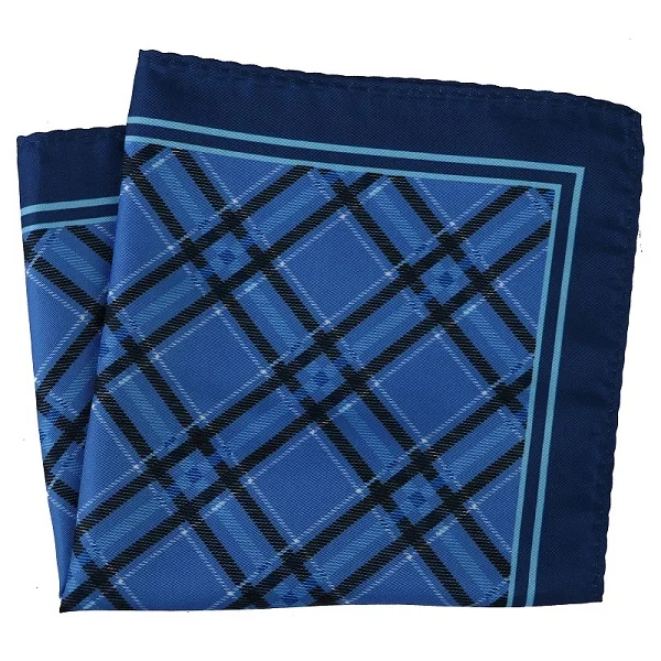 DPH053 Pocket Square Портной Смит Новое поступление большой размер костюм платок Печать Мягкий носовой платок для мужчин полотенце для сундуков круг волна цветочный плед носовой платок - Цвет: DPH053 Pocket Square