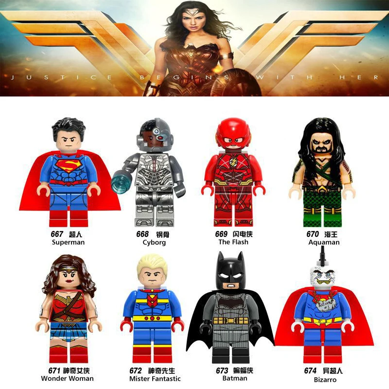 Wonder Woman стражи Галактики Бэтмен X man flash Мстители Марвел Ди Си Super Heroes одной продажи