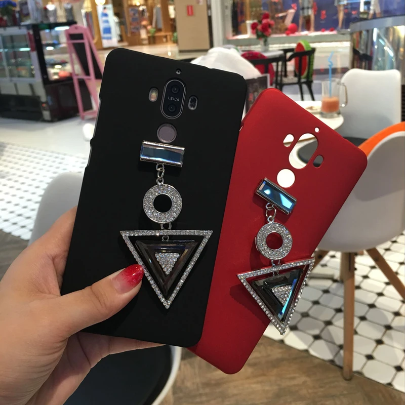 Роскошные Треугольники diamond украсить кожного покрова жесткий чехол для Asus Zenfone 3