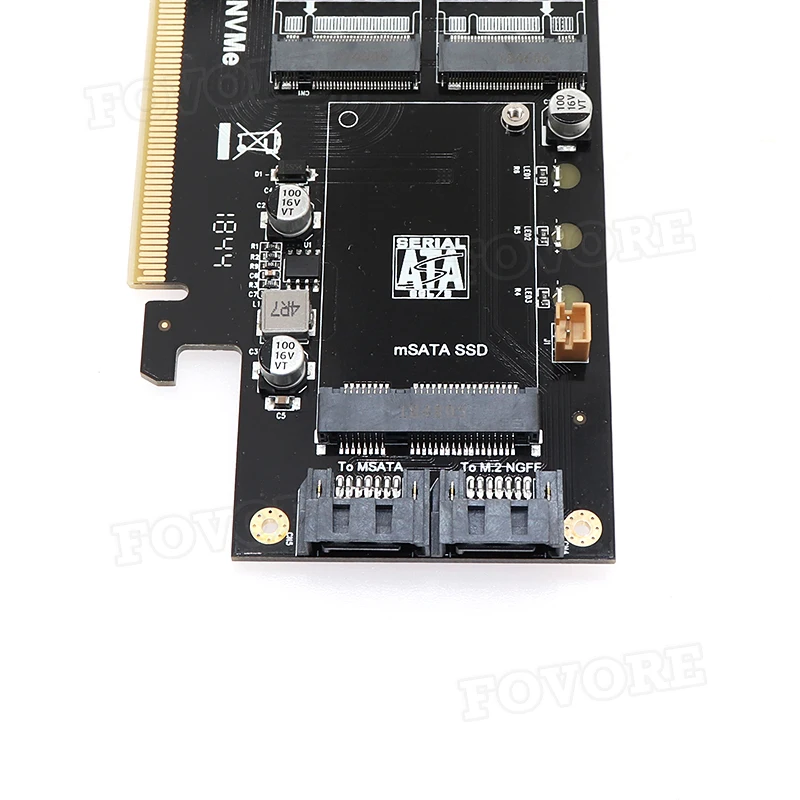 SK16-PRO NVME адаптер NGFF x16 PCI-E3 полная скорость M.2 2280 алюминиевый лист теплопроводность