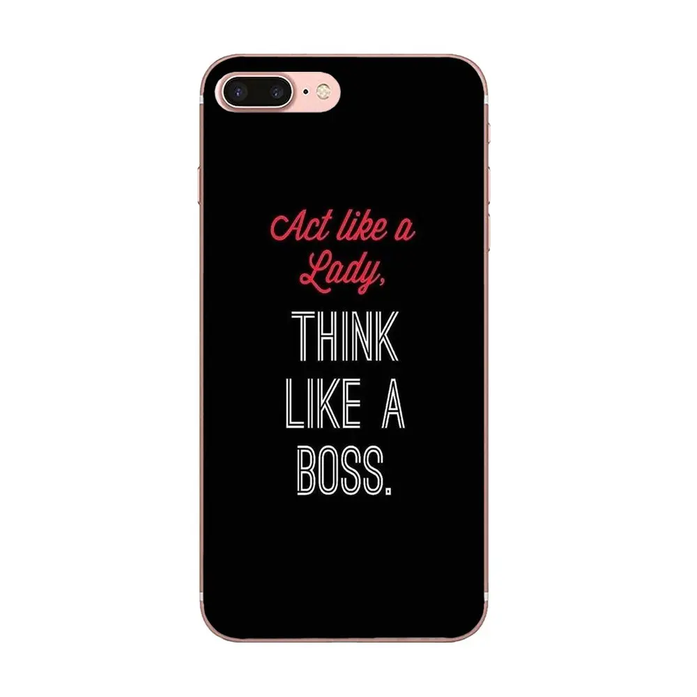 Как Босс для Apple iPhone 4 4S 5 5C 5S SE 6 6S 7 8 Plus X XS Max XR Мягкий Силиконовый ТПУ Прозрачный