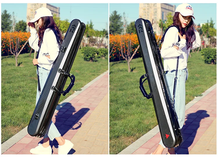 130 см (с держателем) 3 кг Противоударная сумка из поликарбоната для удочки