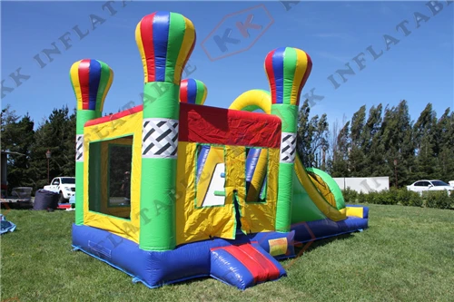 Надувной воздушный шар с двойной горкой для активного отдыха | Игрушки и хобби