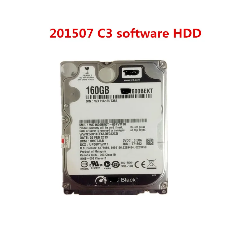 V2015.07 версия программного обеспечения для MB Star C3 SD Connect HDD/SSD D630 CF19 CF30 ноутбука obd2 odb2