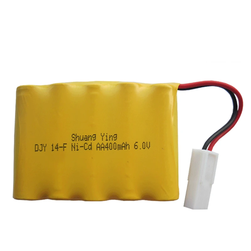 

Genuine 6V 400mAh rechargeable battery pack Double Eagle E703-001 remote control car battery AA batteries