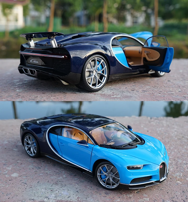 1/18 Bugatti Chiron Super Car Welly GTAUTOS литая металлическая модель автомобиля для мальчиков и девочек Коллекция подарков на день рождения