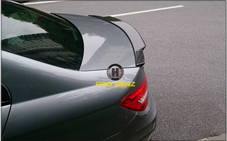 Спойлер из углеродного волокна крыло для Mercedes Benz C Class W204 C63 Coupe C180 C200 C300 2008 2014 2/4