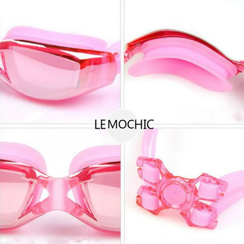 Femalehd Водонепроницаемый Анти туман очки близорукость Мягкие силиконовые зажим