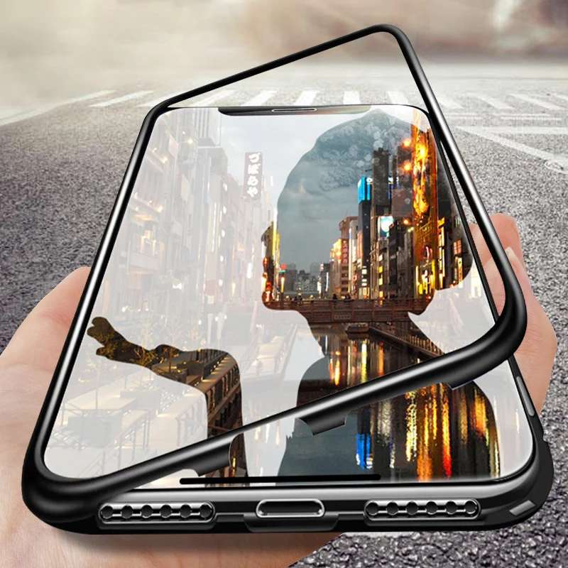Для huawei Y6 Prime JAT-LX1 чехол прозрачный закаленное стекло защитный Магнитный чехол для huawei Honor 8A Pro Чехол s сумка