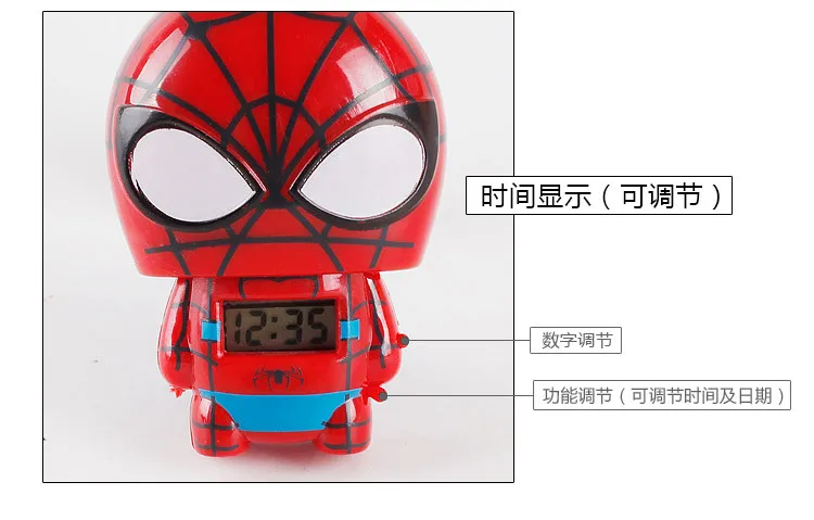 Новые 3D Мультяшные Супергерои Marvel, Железный человек, Капитан Америка, детские часы для мальчиков, студентов, милые детские часы, Рождественский подарок