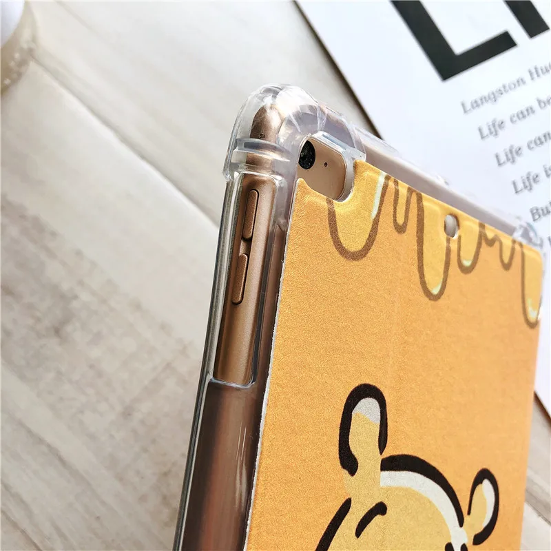 Luxe &quotВинни Пух&quot медведь подставка чехол Voor ipad mini 4 3 2 1 стильная футболка с