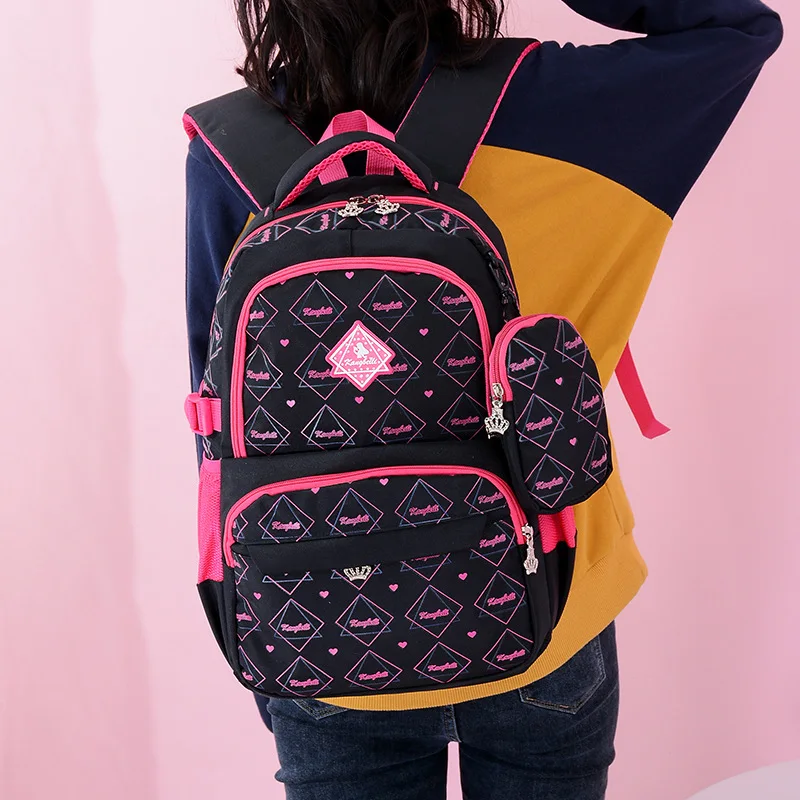 2019 New Suitable for 1-9 Grade School Backpacks Teen Girls 3 Size Large Capacity Travel Kids Backpack Children Chool Bags | Багаж и сумки