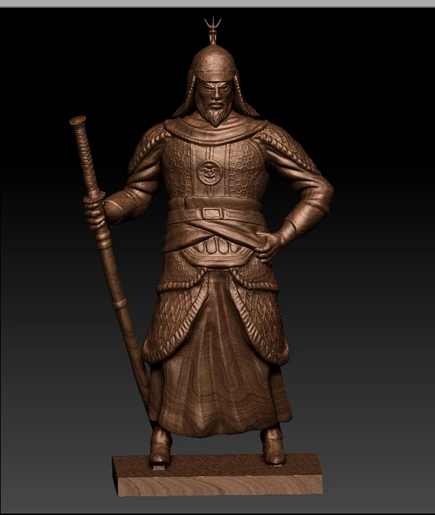 Новая 3D модель для рельефной скульптуры cnc машина в формате STL Yi Sun sin general|model model 3d|3d