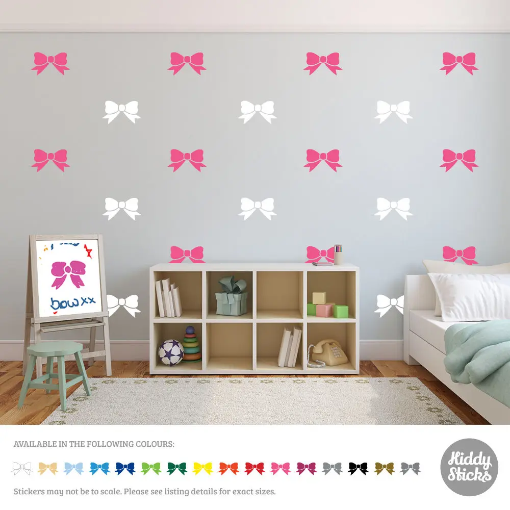 C081 галстук-бабочка виниловые наклейки на стену для детской комнаты