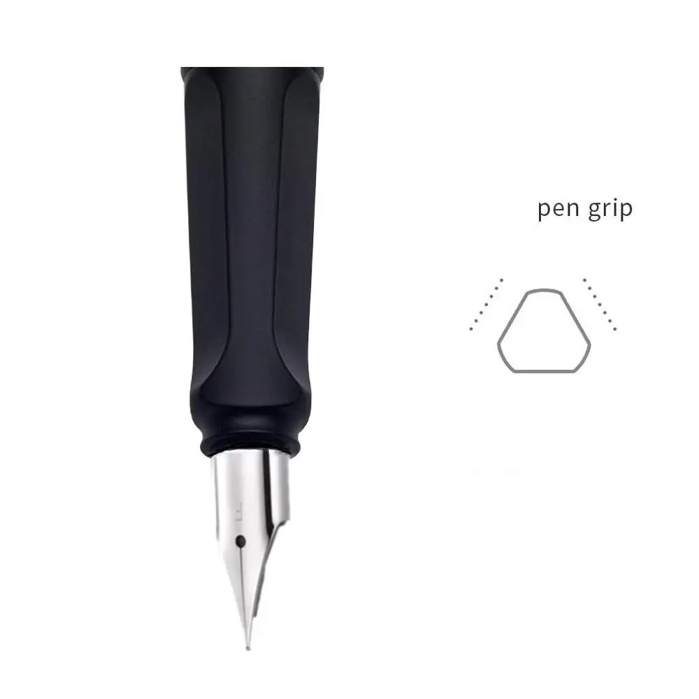 plastic long body fountain pen 0.38mm ink pens for writing dolma kalem pluma fuente stylo plume caneta tinteiro Stationery 1079