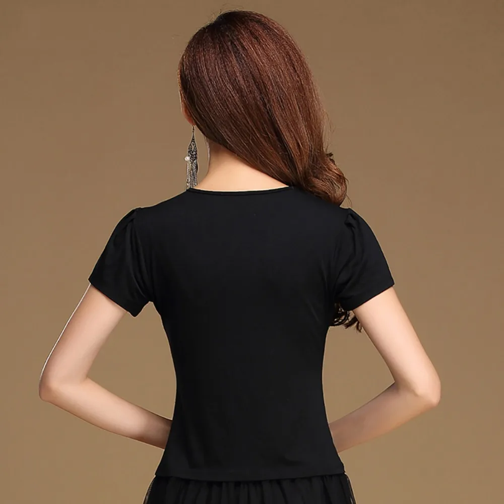 2017 пикантные женские Для женщин квадратный/латинский танец Топы Модальные