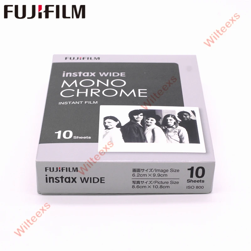 Оригинальная пленка Fujifilm Instax Wide Instant 10 100 листов белая/Радужная/монохромная для