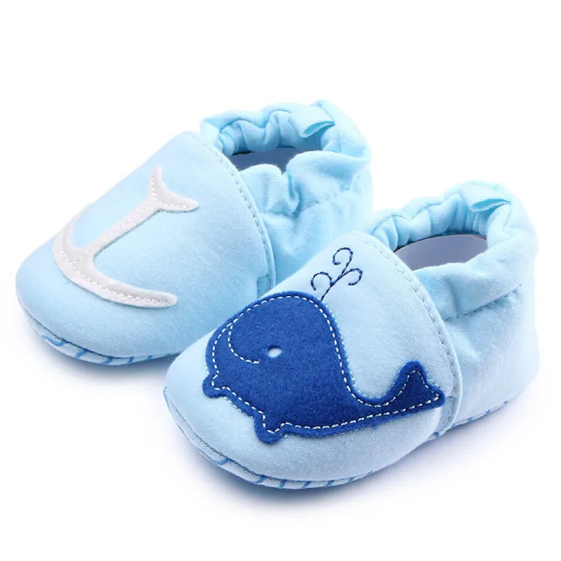 Новое поступление детские ботинки с милыми животными дельфинами маленькие для