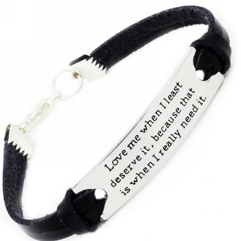 2017 новые вдохновляющие браслеты из натуральной кожи с высокой полированной