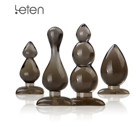 LETEN brand High grade Silicone Anal Plug Butt plug sex toy Male Masturbator Prostate Massage Soft Skin feel anus stopper L size |