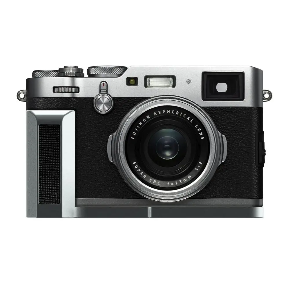 Алюминиевая Рукоятка Кронштейн быстросъемная l-пластина для FUJI X100F FUJIFILM X 100F X100T с углеродным фильтром/крестообразная пластина наклейка