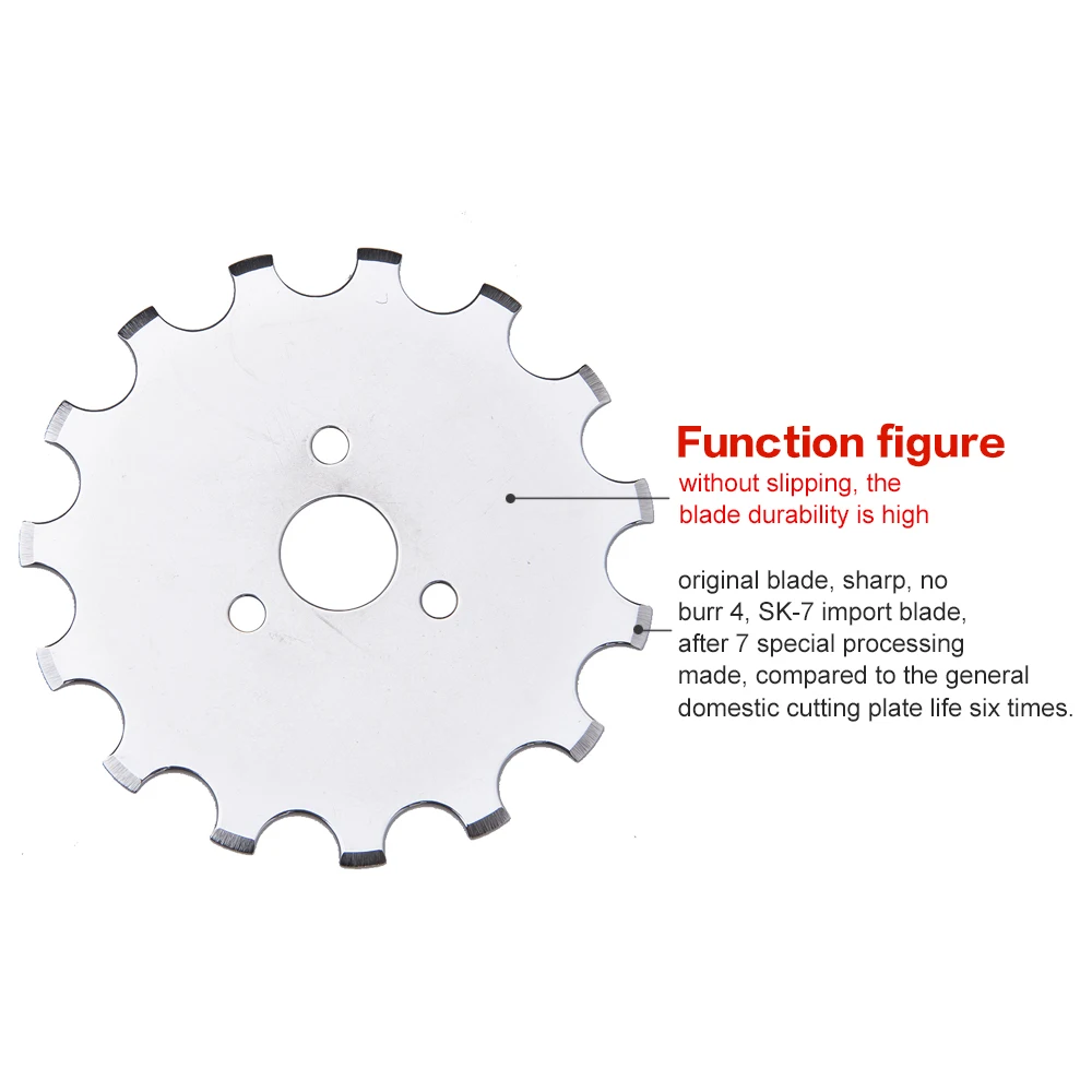 5 шт. 45 мм вязаная кромка вращающиеся резаки лопасти лоскутная ткань кожа бумага
