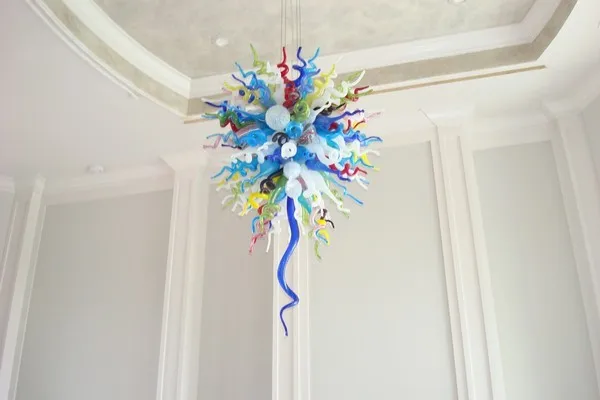 

Modern Venetian Style Blown Glass Chandelier,European