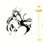 Японская мультяшная сексуальная девушка виниловая наклейка на стену Аниме Манга бикини художественная Настенная Наклейка украшение для дома Декор для спальни D743