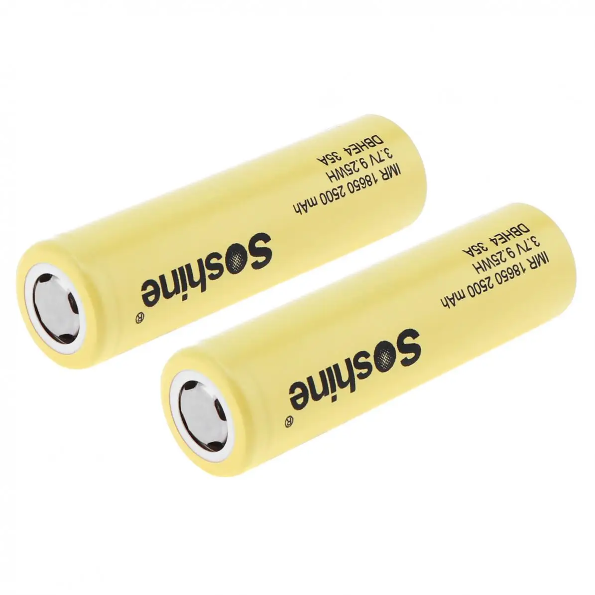 4 шт./лот 2500 мА/ч DBHE4 35A 3 7 V 9.25WH IMR 18650 Перезаряжаемые литий ионная аккумуляторная