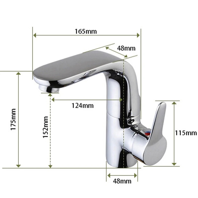 Современный дизайнерский смеситель для раковины BAKALA Водопад Смесители горячей и